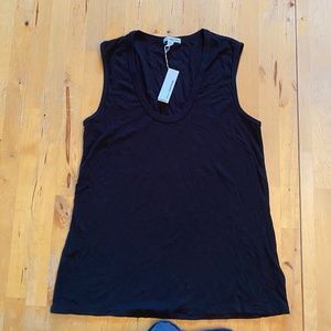 James Perse Scoop Neck Tank Top